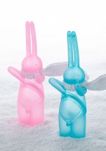 MR CLEMENT sofubi sculpture / a vulgar statement gin-kyo chapter  CLEAR BLUE+CLEAR PINK